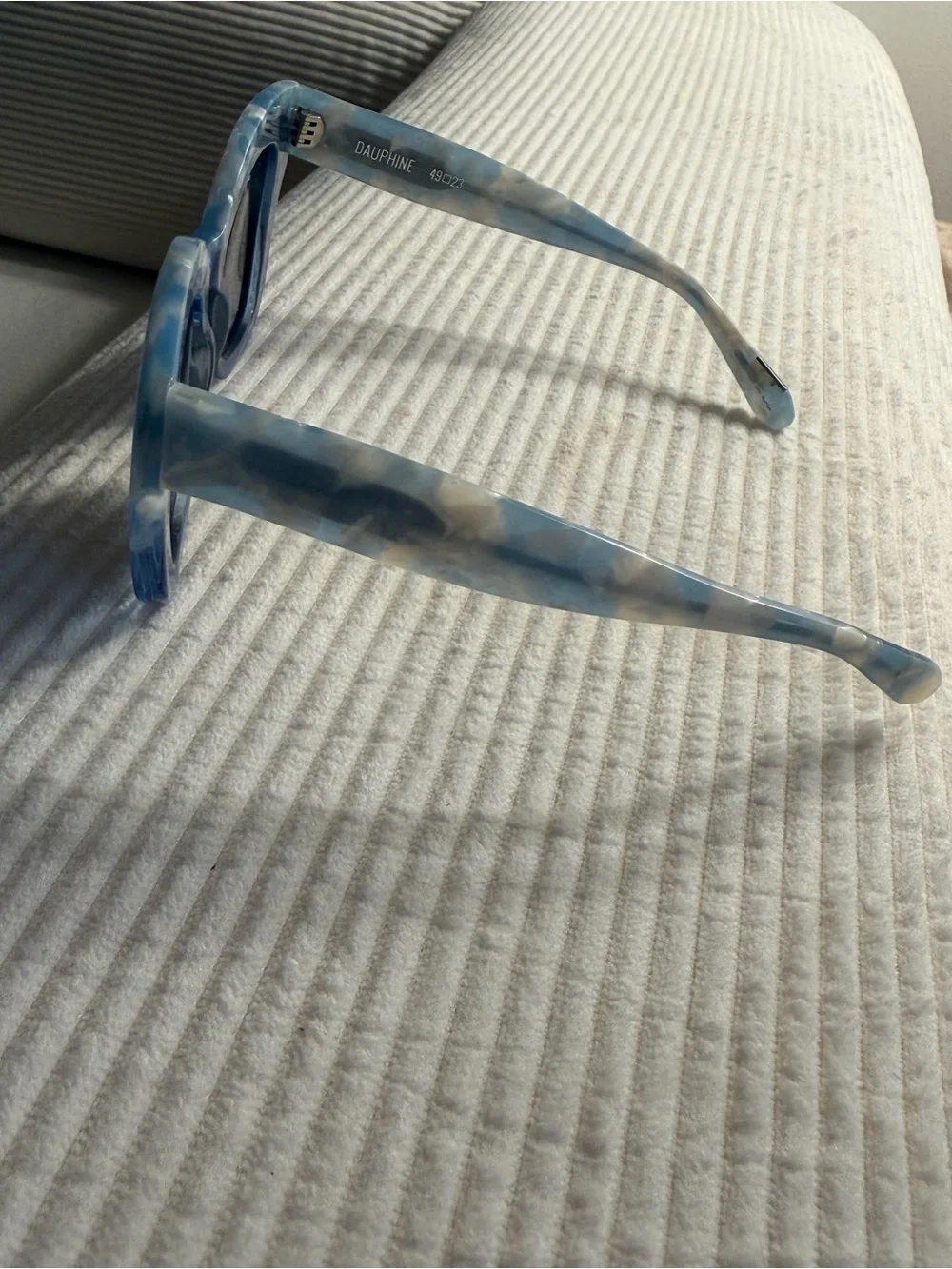 KREWE Dauphine Sunglasses in Light Blue